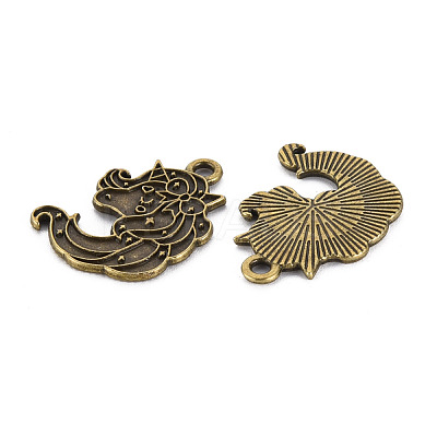 Tibetan Style Alloy Pendant Enamel Settings PALLOY-N160-49AB-1