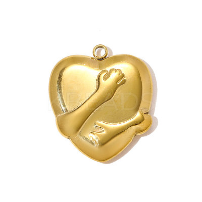 304 Stainless Steel Pendants STAS-OY009-46G-1