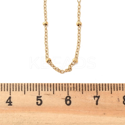 304 Stainless Steel Satellite Chain Necklaces NJEW-L173-012-G-1