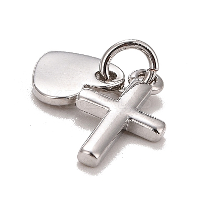 Rack Plating Real 18K Gold Plated Brass Pendants LS-KK-E275-08P-1