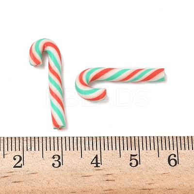 Christmas Handmade Polymer Clay Beads CLAY-P005-03B-05-1