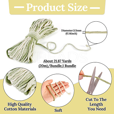 Gradient Color Cotton Cord OCOR-TAC0021-11A-1