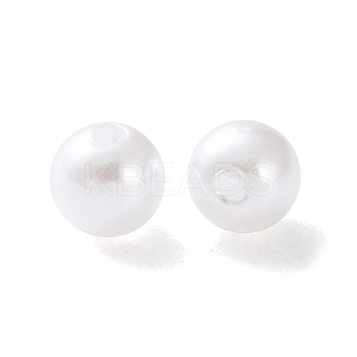 Plastic Imitation Pearl Beads FIND-M059-01C-M-1