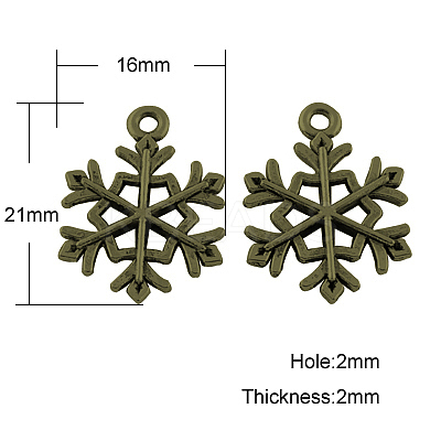 Tibetan Style Alloy Pendants TIBEP-GC114-AB-NR-1