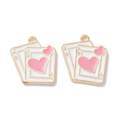 Alloy Enamel Pendants ENAM-O001-11N-G-1