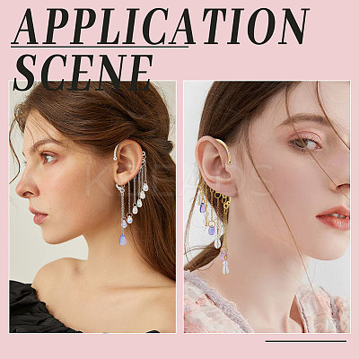 Alloy Climber Wrap Around Ear Cuff Findings FIND-CN0001-22-1