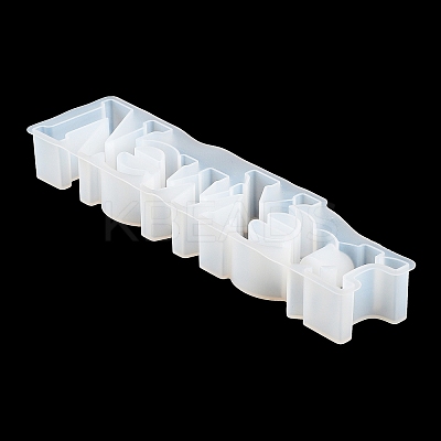 Word NEW YEAR DIY Candle Holder Silicone Molds SIL-F008-02B-1
