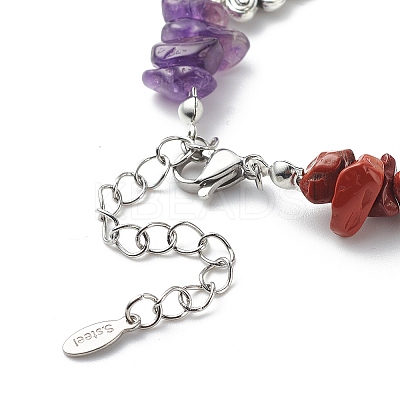 7Pcs 7 Style Alloy Butterfly Charm Bracelets Set BJEW-JB08875-1