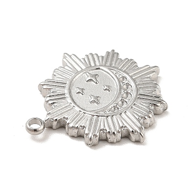Non-Tarnish 304 Stainless Steel Pendants STAS-A066-21P-1