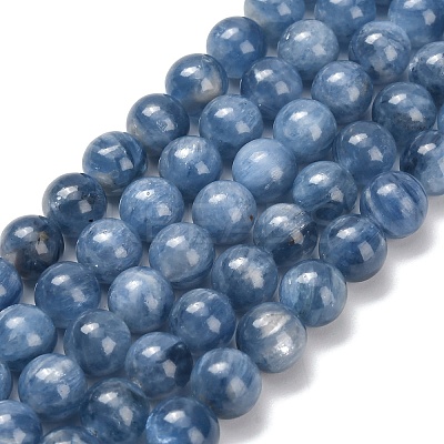 Natural Kyanite Beads Strands G-C259-B01-8mm-01-1
