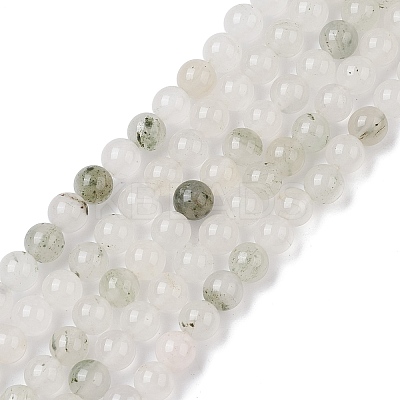 Natural Tianshan Cui Quartzite Beads Strands G-C102-B02-01-1