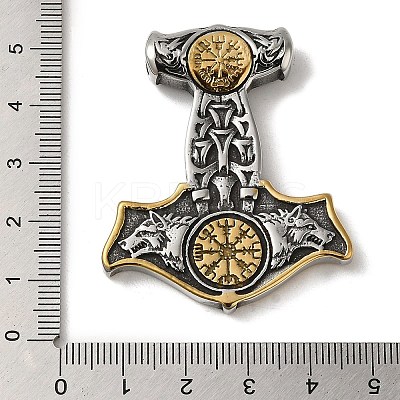 Viking 304 Stainless Steel Pendants LS-STAS-Z059-11AS-1