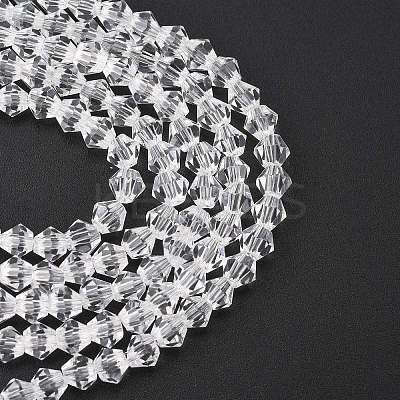 Transparent Glass Beads Strands LS-EGLA-A039-T6mm-D13-1