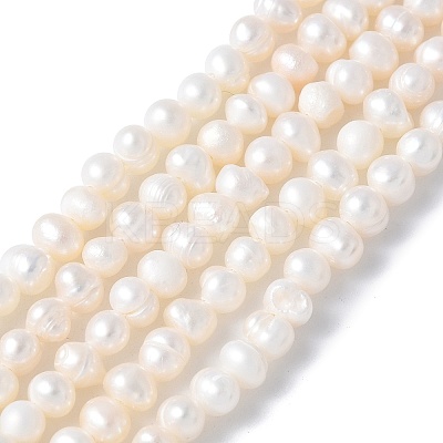 Natural Cultured Freshwater Pearl Beads Strands PEAR-I007-07N-01A-1