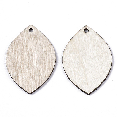 Undyed Wooden Pendant LS-YS-TAC0005-04B-1
