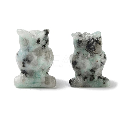 Natural Sesame Jasper Carved Figurines DJEW-L023-G16-1
