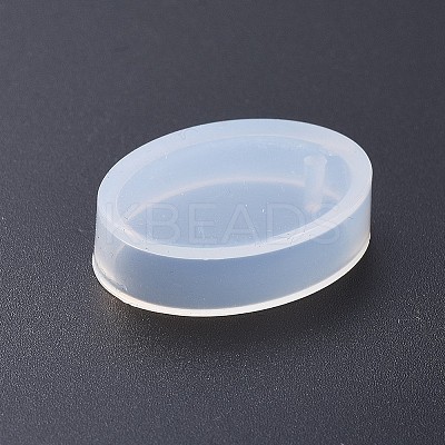 Oval Shape DIY Silicone Pendant Molds LS-X-AJEW-P038-01-1