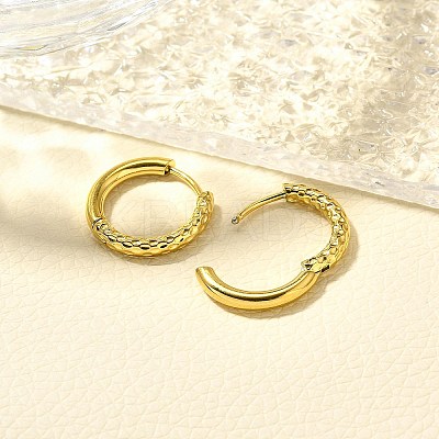 304 Stainless Steel Hoop Earrings for Women EJEW-M068-16B-G-1
