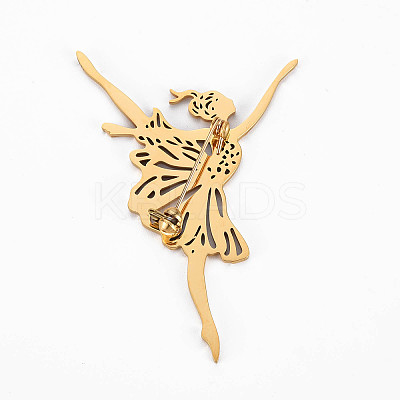 Dancer Brooch JEWB-N007-001G-FF-1
