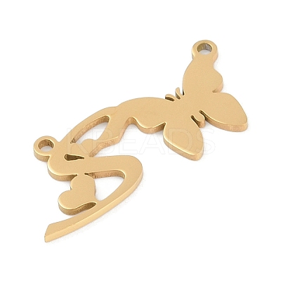 304 Stainless Steel Pendants STAS-L279-002G-S-1
