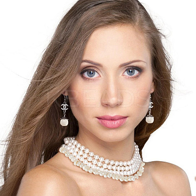 2 Strands Natural Baroque Pearl Keshi Pearl Beads Strands PEAR-GO0001-12-1