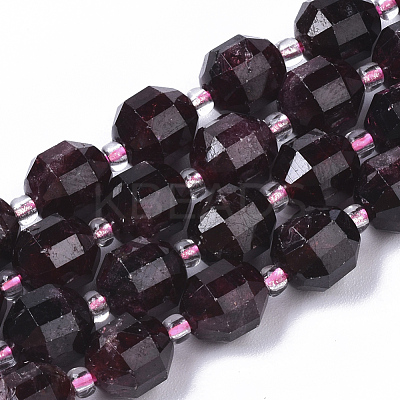 Natural Garnet Beads Strands G-R462-02-1