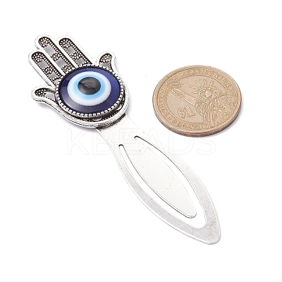 Resin Evil Eye Bookmarks AJEW-JK00273-1