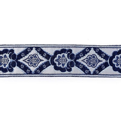 Flat Chenille Jacquard Woven Ribbons SRIB-XCP0001-17C-1