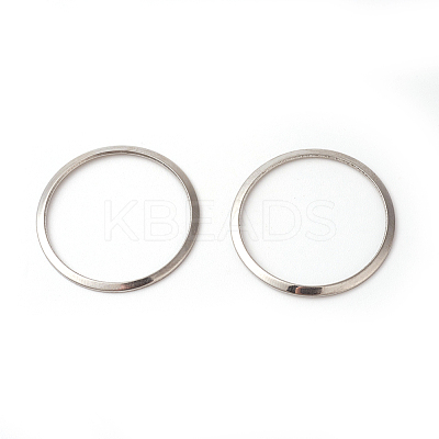Tarnish Resistant 201 Stainless Steel Linking Rings STAS-F192-001P-01-1
