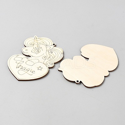 Unicorn Unfinished Wood Pieces WOOD-CJC0007-04G-1