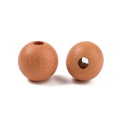 Wood European Beads WOOD-M014-01L-1