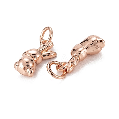 Brass Charms KK-C223-14RG-1