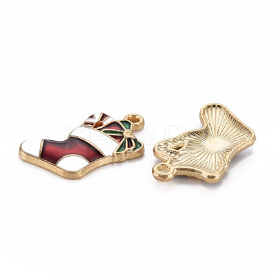 Alloy Enamel Pendants ENAM-N055-006-NR-1