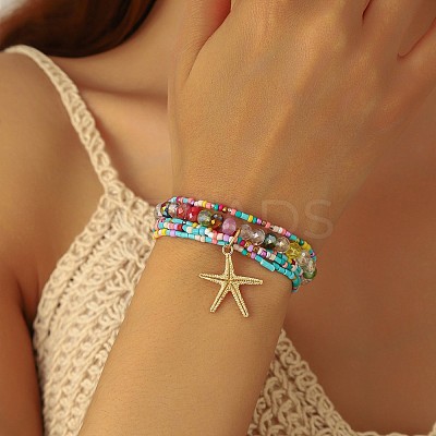3Pcs Alloy Charm Bracelets FS-WGD51AD-02-1