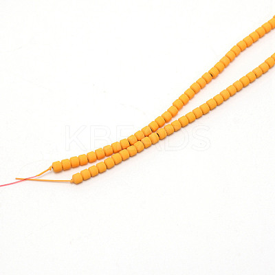 Non-magnetic Synthetic Hematite Beads Strands G-WH0018-01B-1