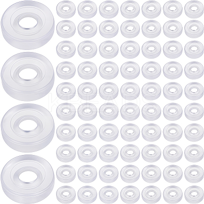 120Pcs Silicone Clip on Earring Pads FIND-SP0001-02-1
