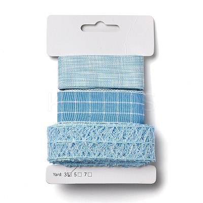 9 Yards 3 Styles Polyester Ribbon SRIB-A014-E11-1