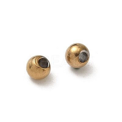 304 Stainless Steel Beads STAS-P448-02A-G-1