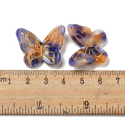 Cellulose Acetate(Resin) Pendants MACR-M046-07D-1