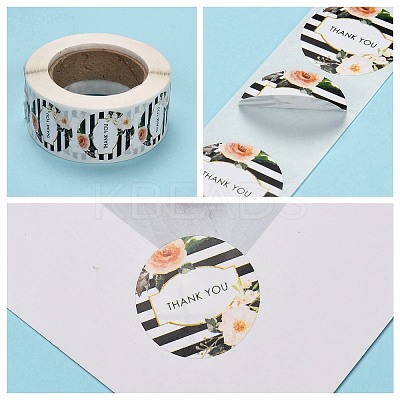 1 Inch Thank You Roll Stickers LS-DIY-E023-07B-1
