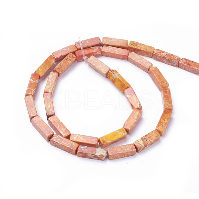 Natural Imperial Jasper Beads Strands G-L515-01F-1