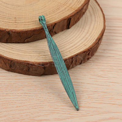 Leaf Alloy Big Pendants PALLOY-I118-ZN3892-NR-1