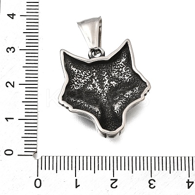 304 Stainless Steel Pendants STAS-H263-13AS-1