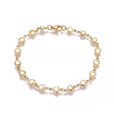 Ion Plating(IP) 304 Stainless Steel Link Bracelets BJEW-I274-36C-1
