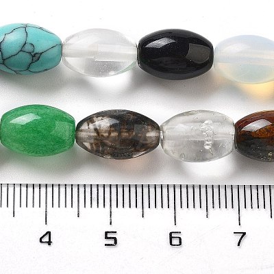 Natural & Synthesis Mixed Gemstone Beads Strands G-B106-B28-01-1