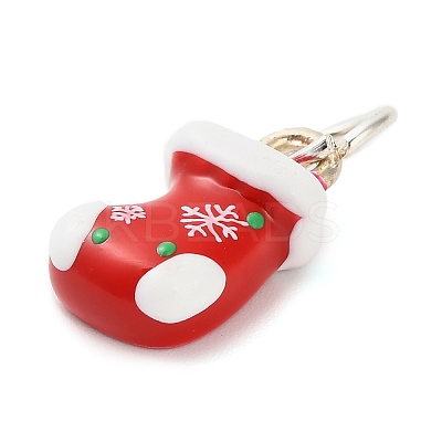 Christmas Themes Alloy Enamel Pendants LS-FIND-I063-01G-1