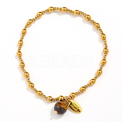 304 Stainless Steel Stretch Bracelets for Women RI5247-1-1