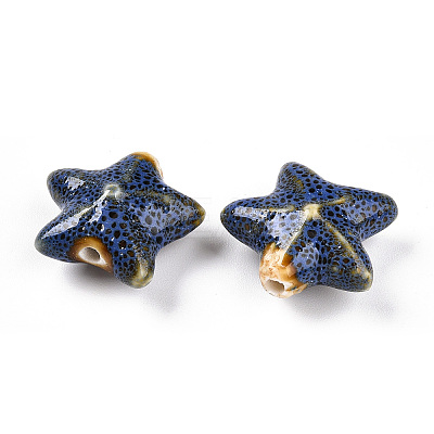 Handmade Porcelain Beads PORC-N008-09N-1
