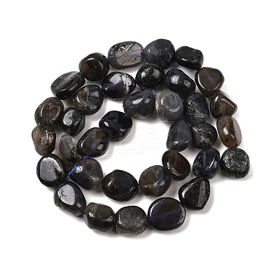 Natural Iolite/Cordierite/Dichroite Beads Strands G-A284-A02-03-1