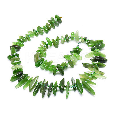 Natural Canada Jade Beads Strands G-E569-O06-1